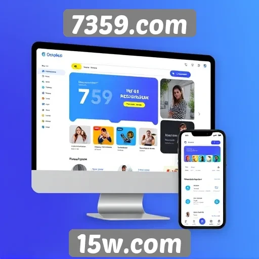 Interface do usuário do 7359.com é intuitiva